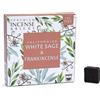 crigema AROMAFUME - Mattoncini di Incenso - 9 Mattoni per confezione - Incenso Naturale al 100% (SALVIA BIANCA E FRANCHINCENSO)