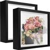 sunmeg 2Pcs Cornice Profonda 30 x 30 cm 3D Cornice per Foto Cornice Contenitore Riempibile Forma Quadrata da Appendere a Parete o Desktop