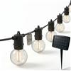 CALEX Catena Solareee Vista, 10 m, 20 lampade, luce calda, impermeabile, con telecomando