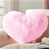 Chingcoo Cuscino a forma di cuore, rosa, adatto per soggiorno, divano, camera da letto, letto, cuscino estetico, 40 x 35 x 11