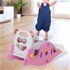 Scivolo a dondolo 3 in 1 per bambini da 1 a 6 anni, parco giochi per