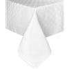 Tex family Tovaglia sfusa in FIANDRA BIANCA puro cotone - Cm. 140x240 x12 persone