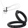 PEOAVRU Triangolo Anelli Pene, 1 pezzi, 3 in 1 Anelli Pene Ritardanti, per uomini Pleasure Ring, Ritardare L'eiaculazione Precoce e Aumenta la Potenza, per la Stimolazione di Coppia Giocattoli Sessuali