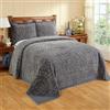 Better Trends BSRTWGRY Copriletto Rio, Cotone, Grigio, 81 x 110/Twin