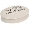 Biscottini Porta saponetta 25,5x15,5x6,5 cm - Porta gioielli per bagno shabby chic in porcellana - Svuotatasche ingresso - Porta oggetti
