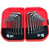 HR ALYCO 170622 - Juego de 18 llaves combinadas allen t Torx inviolable en estuche plastico High Resistance