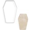 Cutting About Cookie Cutters Formina per biscotti a forma di bara di Halloween, 3 misure