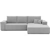 IDOHOME 185x294 Divano Angolare 3 Posti con Contenitore - Divano Letto Angolare con Funzione Letto (140x244 cm) - Destra