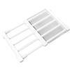 Tudaheuiy Scaffale di Tensione per Armadio, Espandibile Scaffale Senza Chiodi Armadio Divisorio di Stoccaggio Tubo In Acciaio PP Ripiano Espandibile per Guardaroba, Armadietto, Bagno, Cucina, Libreria (30‑40cm)