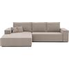 IDOHOME 185x294 Divano Angolare 3 Posti con Contenitore - Divano Letto Angolare con Funzione Letto (140x244 cm) - Sinistra