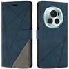 SONWO Cover per Honor Magic6 PRO 5G, Flip Caso in PU Pelle Case Cover Custodia con Slot per Schede e Supporto Stand per Honor Magic6 PRO 5G, Blu