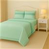 GX GARGIXSet Completo Letto Matrimoniale in Cotone - Lenzuolo Sopra 250x290, Lenzuolo con Angoli 180x200+25, 2 Federe 55x85 - Fantasie e Colori Vari - Morbido e Traspirante (XA-M/14, Matrimoniale)