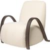 Ferm Living - Poltrona imbottita Buur - Bianco - Schiuma PU - Designer Says Who