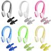 ZephyrHome 12 Tappi Naso con Clip in Silicone per Nuoto - Protezione Anti-Scivolo Impermeabile - Accessori Nuoto per Bambini e Adulti - Ideali per Principianti e Professionisti Piscina
