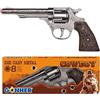 Gonher Diecast Metal 8 Ring Shot Cowboy Gun Boxed