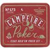 Gentlemen's Hardware Campfire Texas Hold'em Poker Set, impermeabile, ideale per campeggio o pesca, comodo