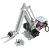 Freenove Kit di Braccio Robotico per Raspberry Pi, Alta Precisione, Motore A Passo, Struttura Metallica, Modalità Serratura, Modalità Disegno, Registrazione e Riproduzione (Raspberry Pi Non Incluso)