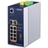 PLANET IGS-6325-8UP2S switch di rete Gestito L3 Gigabit Ethernet [10/100/1000] Supporto Power over [PoE] Alluminio, Nero (P30 DIN-rail Industrial 8P - 10/100/1000T 802.3bt PoE + 2-port 100/1000X SFP Full Managed Switch Warranty: 60M) [IGS-6325-8UP2S]
