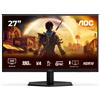 AOC G4 Q27G42XNE Monitor Gaming 27" QHD 2560x1440 180Hz HDR10 Nero e Rosso