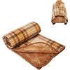 SIVENKE Poncho da Donna Indossabile Mantello Caldo Coperta Calda Invernale con Bottoni Scialle Grande Sciarpa Flanella Maglia Cape Cardigan per Donna Uomo 100 x 140 cm