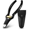 FVION Precisione Tagliaunghie Professionale, Tagliaunghie Piedi Incarnite Spesse Dure in Acciaio Tagliaunghie Manicure e Pedicure