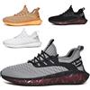 SSERHEHK Scarpe Running Uomo Ginnastica Sneaker Donna Leggere Traspirante Outdoor Sportive Calzature da Corsa Pallavolo Tennis Nero Verde Bianco Rosa Giallo Grau Orange Viola Rosso Marrone G156 White 38EU