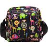 whatUneed Borsa a Tracolla della Mamma - Leggera e Impermeabile in Nylon per Donna e Ragazza, Multi Tasche