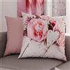PETTI Artigiani Italiani - Coppia di Federe Cuscino 35x35 cm in Microfibra, Cuscini Arredo Camera da Letto, Divano, Salotto, Set 2 Fodere Copricuscino, Federa Country Chic, 100% Made in Italy