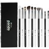 DUcare Set di pennelli per ombretto, 10 pezzi, pennelli professionali per ombretto, set da viaggio, correttore, sopracciglia, ciglia, eyeliner, sfumatura