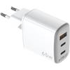 Celly, 2 Caricatori con porte USB C e USB A 35 Watt, Caricabatterie Multiplo con Tecnologia GaN, Compatto e Potente, Alimentatore per Smartphone e Tablet dei Maggiori Produttori