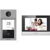 HikVision DS-KIS604-S Kit videocitofonico IP, Touch screen 7", fotocamera HD 2 MP - Hikvision