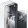 Yantree Compatibile con Xiaomi 14T Pro Vetro Temperato, 3 Pcs x Durezza 9H Pellicola Prottetiva e 2 x Pellicola Fotocamera, con Strumenti di Installazione, Anti Graffio Senza Bolle HD Glass