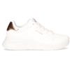 SKECHERS Uno Lite Shimmer Along Sneaker In Ecopelle Bianco - Donna - Bianco