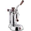 La Pavoni Macchina per caffè espresso Stradivari Lusso con manici in legno