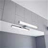 kalb Material für Möbel Lampada per specchio a LED 300 mm Lampada a sospensione 230V Lampada Bagno cromata, selezione: 300 mm, bianco neutro
