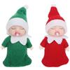 MORAINJAY 2 Pezzi Mini Bambola Elfo Natalizio,Bere Latte Elfo di Natale Pupazzo,Bambole Elfi Baby Giocattoli per Ragazzi e Ragazze Regali di Capodanno di Natale