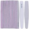 Allbests 25 Pack Double Sided Emery Boards 100/180 Professional Nail File per la casa e il salone