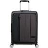 American Tourister Hello Cabin - Spinner S, 55 cm, 39/45 L, Grey Melange