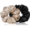 BrushArt Hair Large satin scrunchie set 2 pz