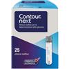 COUNTOUR STRISCE MISURAZIONE GLICEMIA CONTOUR NEXT 25 PEZZI