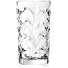 RCR Cristalleria Italiana 36 cl - Laurus Bicchiere Bibita in Vetro - Set 6 Pezzi