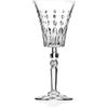 RCR Cristalleria Italiana 26 cl - Marilyn Calice Vino Rosso in Vetro - Set 6 Pezzi