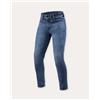 Rev'it JEANS MOTO UOMO REVIT PISTON 3 SKINNY BLU MEDIO SLAVATO TAGLIA 28 30 31 32 33 34