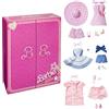 Barbie The Movie - Abiti film, set di abiti da collezione con tre outifit iconici ispirati al film con scarpe e accessori inclusi, giocattolo per bambini, 3+ anni, HPK01