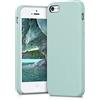 kwmobile Cover per Apple iPhone SE (1.Gen 2016) / iPhone 5 / iPhone 5S Custodia - Back Case per Smartphone in Silicone TPU - Protezione Gommata - menta matt