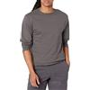 Hanes Men's Beefy Long Sleeve Shirt, Smoke Gray, L
