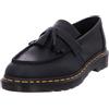 Dr. Martens Mocassini Adrian unisex in pelle con cuciture gialle, nero, 8 Women/7 Men