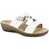 inblu Ciabatte avvolgenti Doppia Fascia e Strass, Donna, Nero, 40 EU