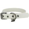 TRIXIE Collare per cani CityStyle M-L: circonferenza collo 40 - 47 cm/25 mm grigio chiaro - Collare in PVC di alta qualità per cani di taglia piccola, media media, regolabile, impermeabile e lavabile,