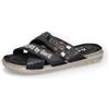 Dockers by Gerli Sandals Uomo Infradito Nero EU42 Pelle, Suola in Gomma